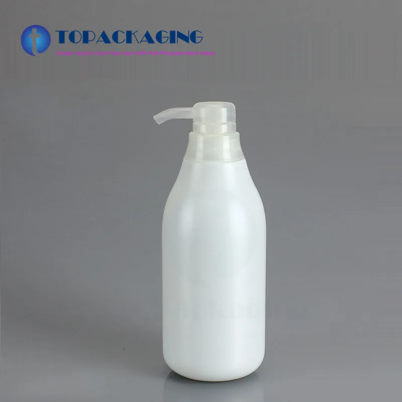 20PCS*500ML Lotion Pump Bottle Empty Plastic Pressure Container Milk Bottle Shampoo Shower Gel Packing Essential Oil Refillable 10pcs 500ml press screw cap bottle empty plastic cosmetic container small sample lotion refillable essential oil makeup packing