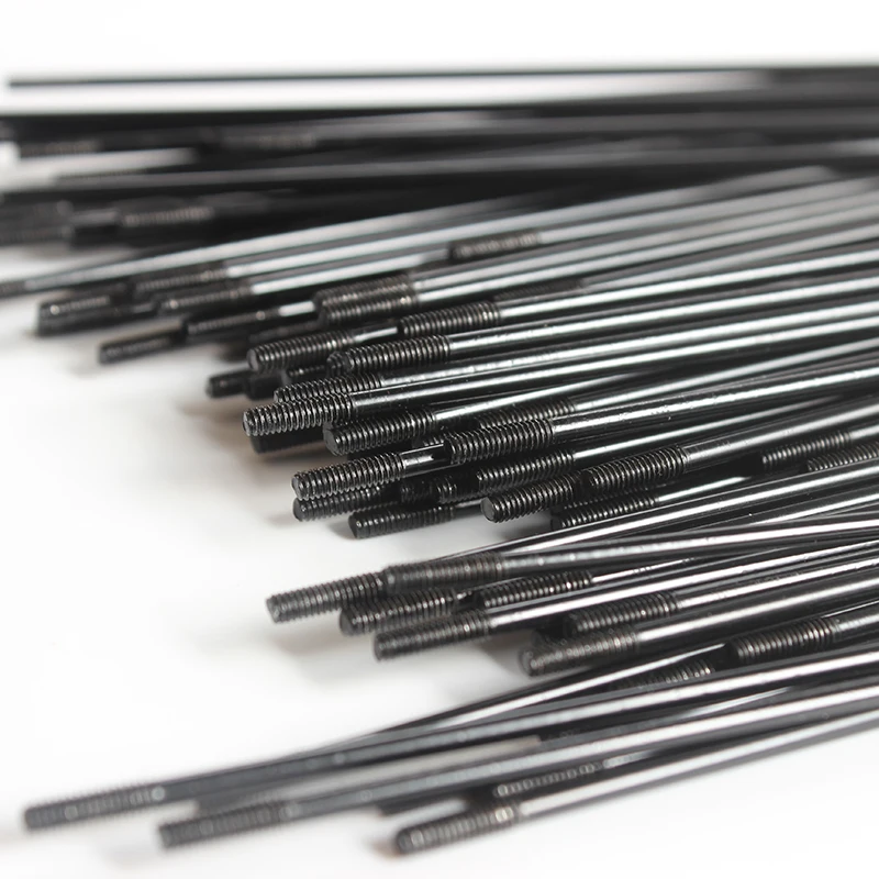 SMLLOW Bicycle Spokes 45# Steel MTB Road Electric bike 14G 76mm-120mm 45# Steel Spoke Cap Bicycle 2.0MM