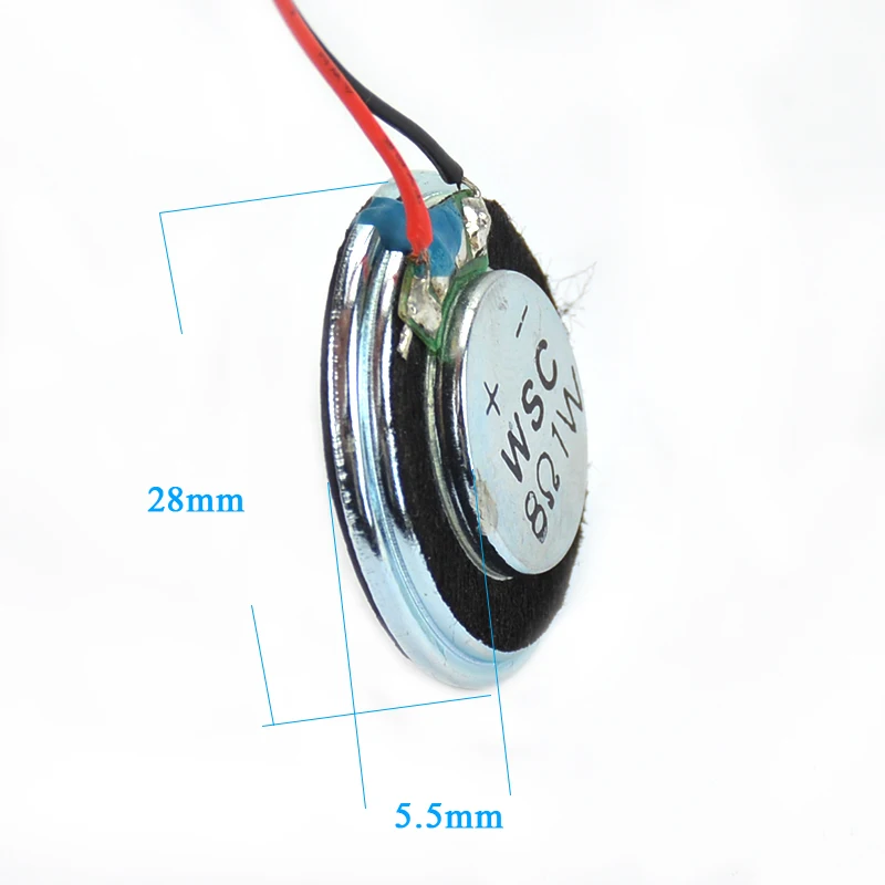 AIYIMA 10Pcs 28mm Mini Audio Portable Speakers 8 Ohm 1W Loudspeaker DIY For Toys AIYIMA 10Pcs 28mm Mini Audio Portable Speakers 8 Ohm 1W Loudspeaker DIY For Toys