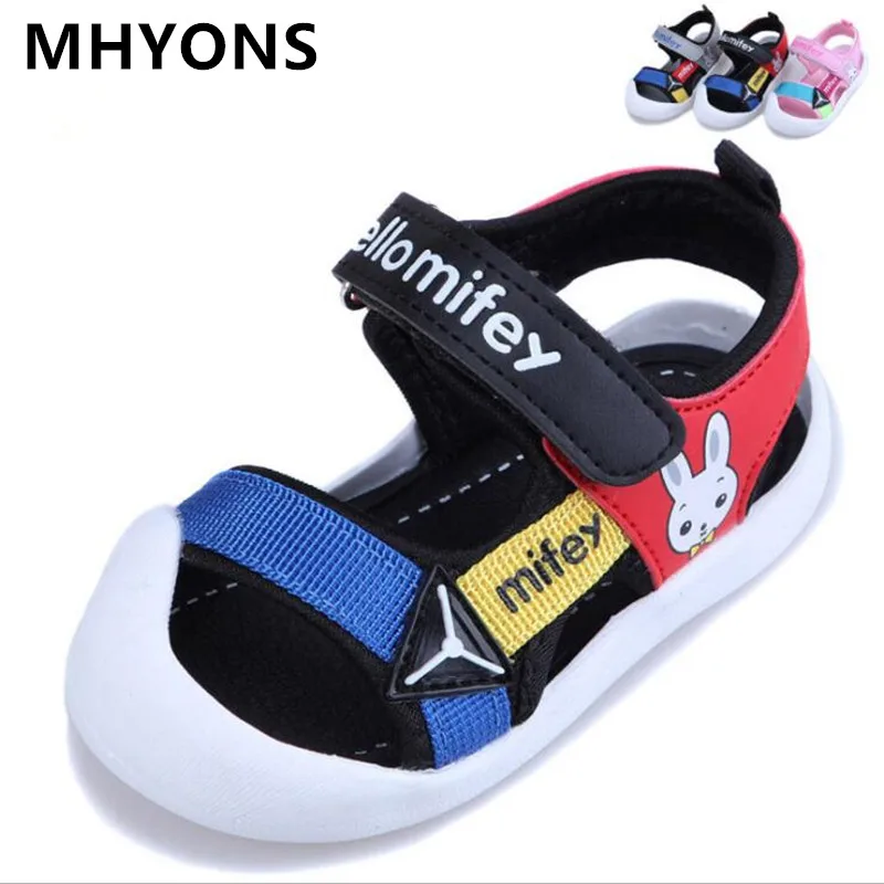 

Baby comfortable sandals 2019 summer new boy girls beach shoes kids casual sandals children fashion sport sandals size 15-20