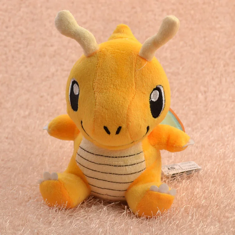 cartoon Plush Toy Dragonite 16cm Cute Collectible Soft Stuffed Animal Doll Plush Toys For Kids Gift Peluche