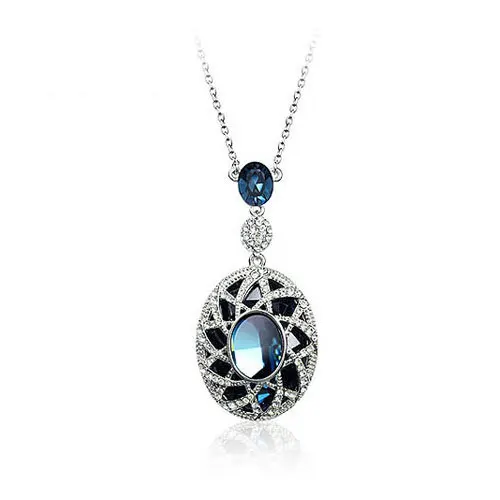 18K White/Rose Gold Plated Fashion Pendant Necklace Top Quality Austria Crystal Exquisite Jewelry 1667336 | Украшения и