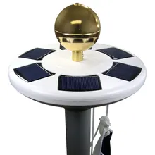 1.5W Solar 26LED Flag Pole Flagpole Bright Powerful Waterproof Night Light Lamp 22x22x3.5cm ABS Christmas lights Decoration