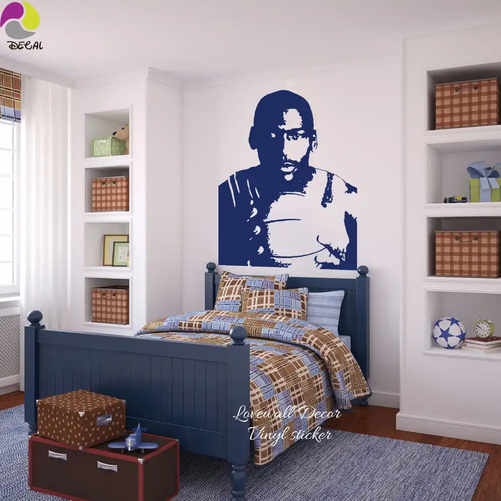 Basketball Player Michael Jordan Wall Sticker Sport Super Star Michael Jordan Wall Sticker