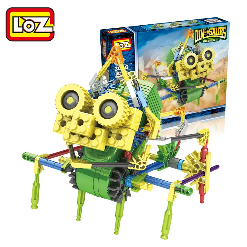 Loz Moteur Building Block Robotique Ceratopsian Robot Ceratopsians D action Modele Jouets Bricolage Enfants font b