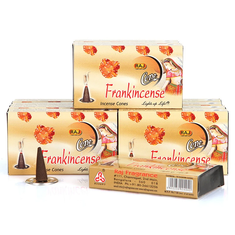 

T Free shipping Indian incense cones 8 kinds of favor natural lavender jasmine sandal rose smell tower incense good quality