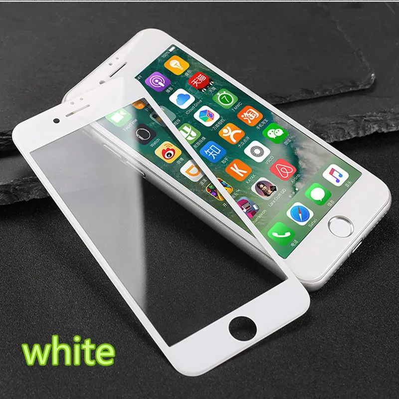 

ultra-thin Full Cover 3D Screen Protector for iPhone7 8 6s 6s plus Tempered Glass for iPhone X 7 8 Plus 6Plus Glass iphoneX Film