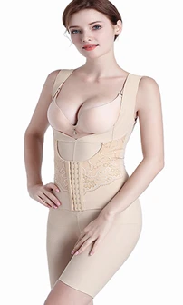 878 - apricot Сексуальное бюстье корсет minceur femme Талии Shaper корсет для похудения reductora нижнее белье Корректирующее белье Пластика Shaper восстановить прикладом - Цвет: 878 - apricot