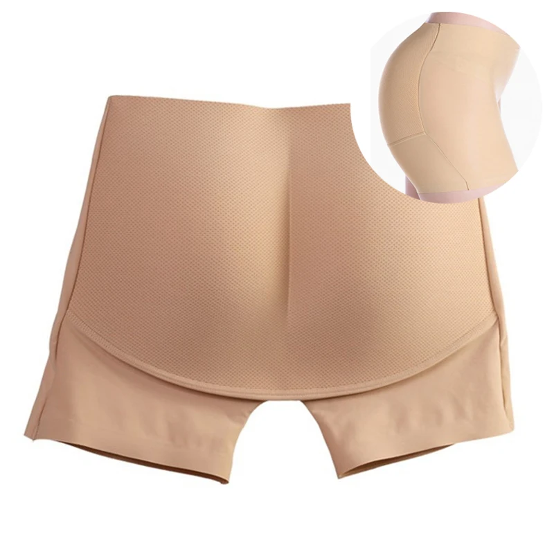 

Seamless Women Safty Shorts Pants Fake Butt Pads Womens Butt Lifter Panties Buttock Body Shaper Sexy UnderPants Lady Lift Bum