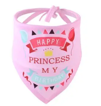 

10pcs/lot Hot sale Dog Puppy Pet cotton birtyday bandanas Collar scarf Pet tie Y9120