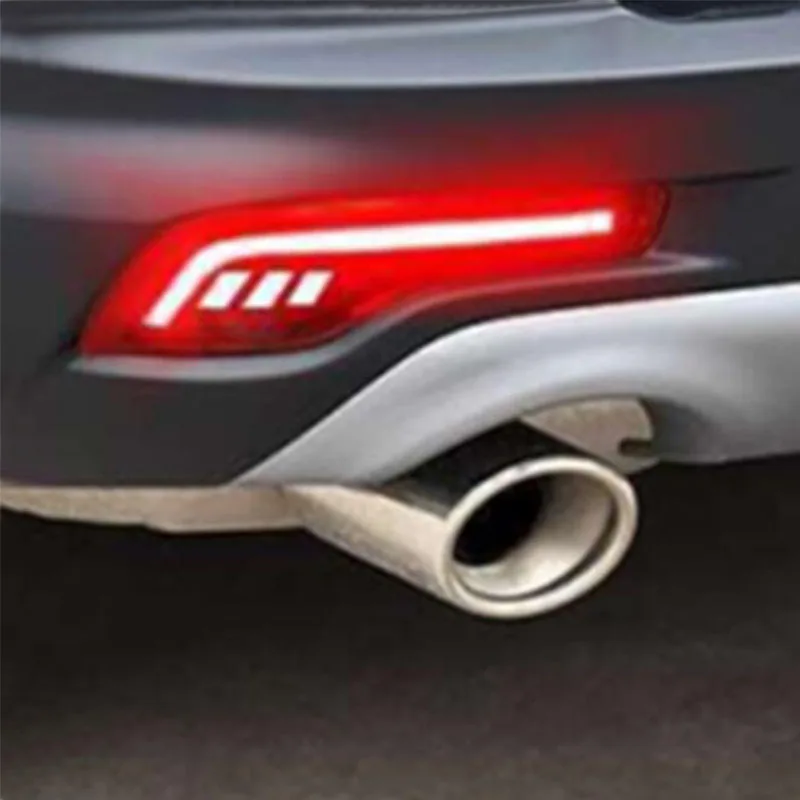 2 шт. Подходит для Honda CRV CR-V Многофункциональный светодиодный светильник заднего бампера задний противотуманный фонарь авто лампа тормозной светильник отражатель - Цвет: model1