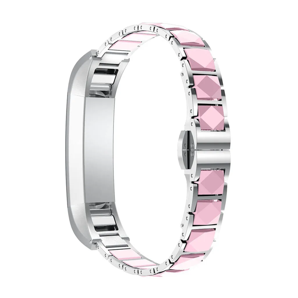 

Fashion Luxury Men Women Watchbands for Fitbit Alta HR /Alta Replacement Deluxe Ceramic Buckle Strap Wrist Strap Small Belt 18mm
