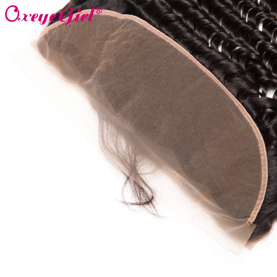 13x4 Lace Frontal Closure With Baby Hair Deep Wave Brazilian Hair Bundles Full Lace Front Oxeye girl Remy Human Hair Front Lace 13x4 Lace Frontal Closure With Baby Hair Deep Wave Brazilian Hair Bundles Full Lace Front Oxeye girl Remy Human Hair Front Lace