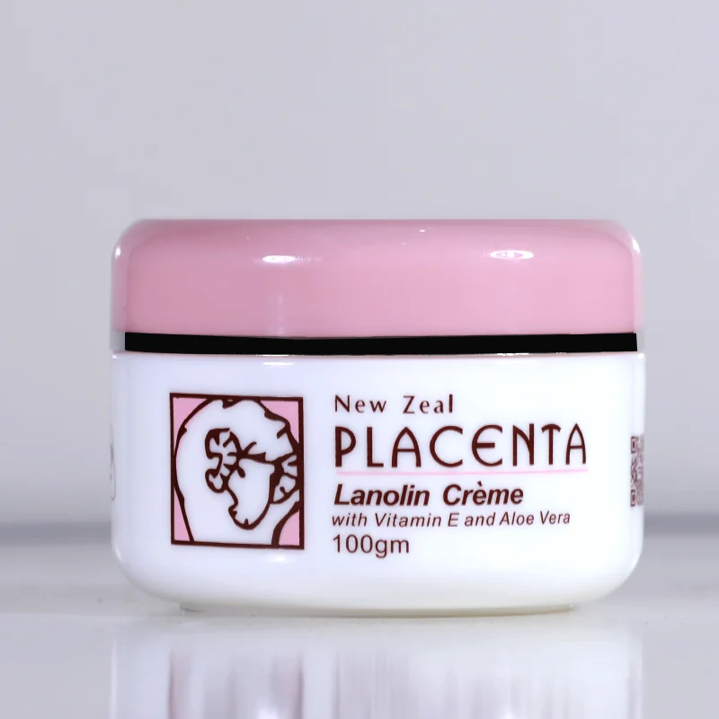 

New Zeal Placenta Collagen Moisturizing Lanolin Aloe Vera VE Face Day Cream for Dry Skin Anti Wrinkle Skin Firmness Elasticity