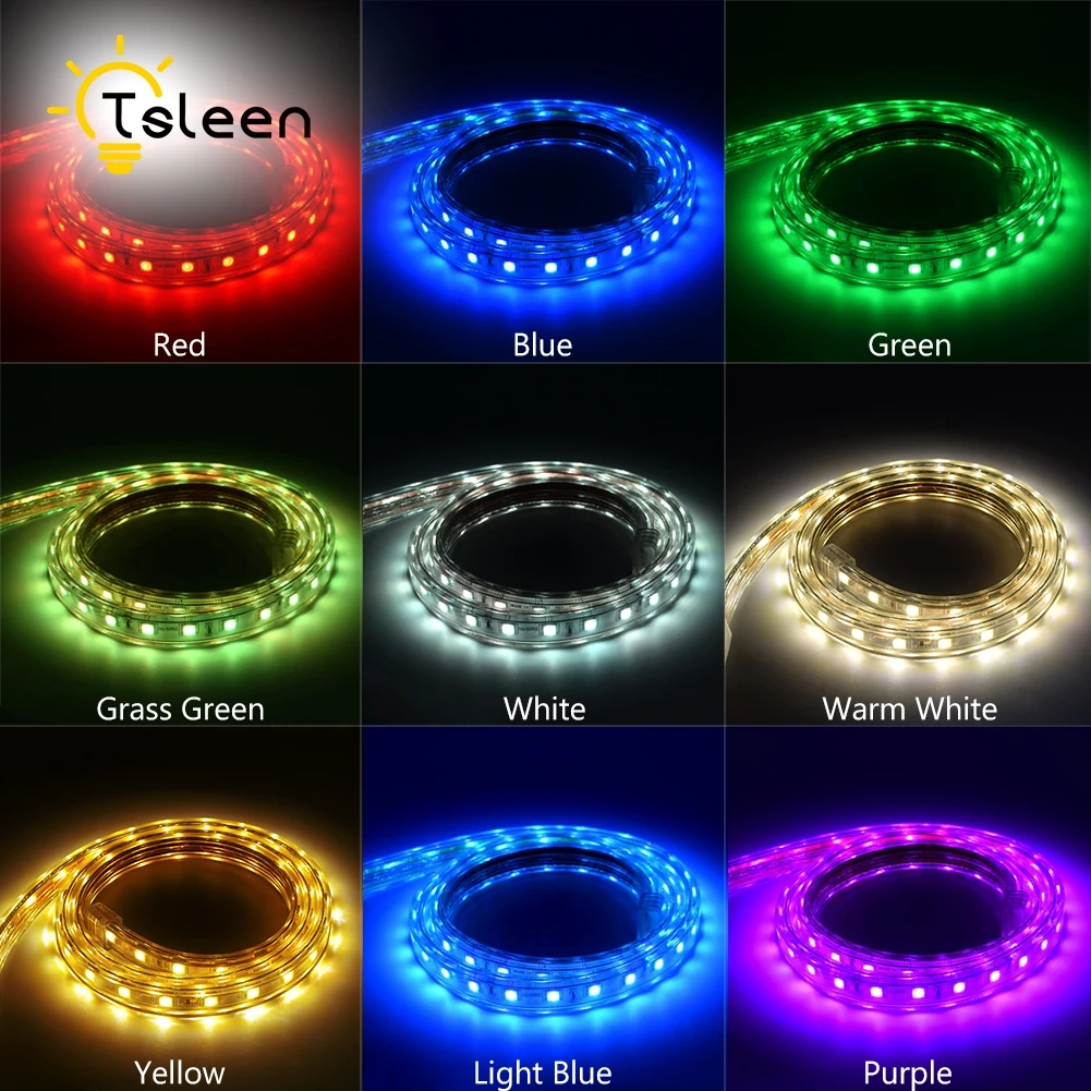 #cheap 100M Long Cuttable IP67 Waterproof 5050 LED Strip 220V 60LED M USE Underwater for Swimming Pool,Fish Tank,Bathroom,Outdoors
