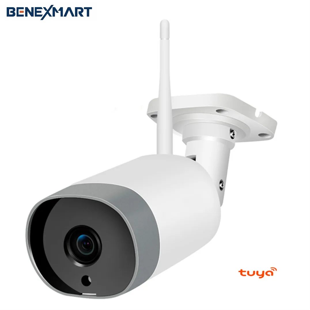 

Smart WiFi Wireless Outdoor Camera compatible with Alexa Echo Show Smart Home Security Camera Waterproof