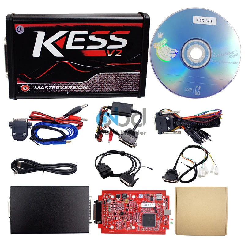 ЕС красный Ktag K TAG V7.020 KESS V2 V5.017 SW V2.25 V2.47 мастер ECU чип Тюнинг инструмент KESS 5,017 Красный Онлайн неограниченное количество жетонов