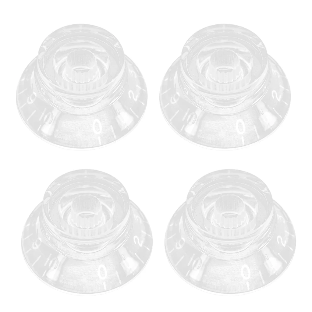 4 Pcs Plastic Electric Guitar Volume Tone Knob Control Switch Toggle Knobs For ST SQ Musical Instruments Electric Guitars Parts