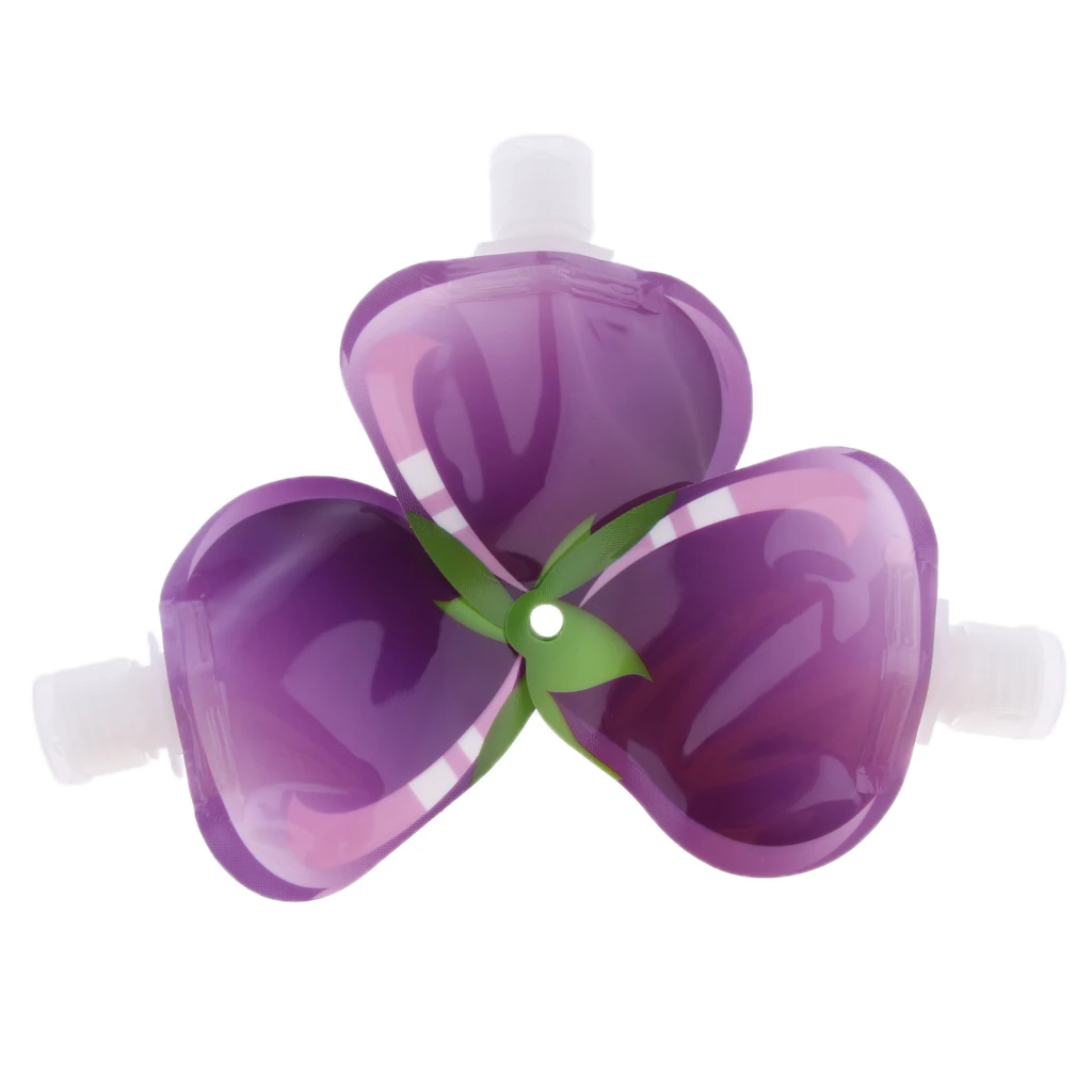 3-Pack 28ml Refillable Reusable Empty Squeeze Pouch Lotion Shampoo Cleaner Shower Gel Body Lotion Makeup Squeezable Bag Bottles