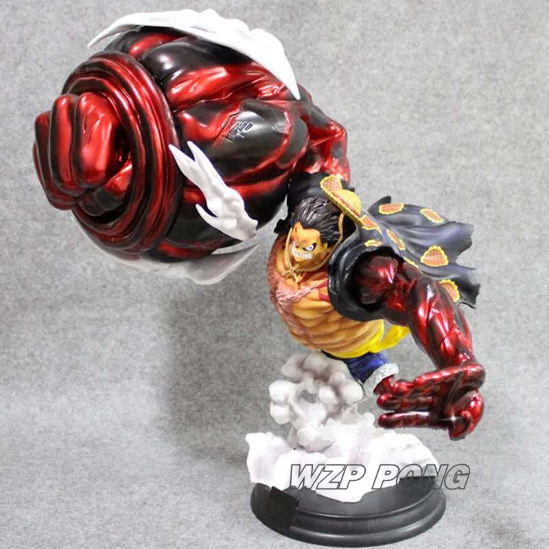 40cm One Piece Monkey D Luffy Gear 4 Bound Man Statue Dolls Toys Resin Snake Form Action Figure Collectible Toy Action Figures Aliexpress
