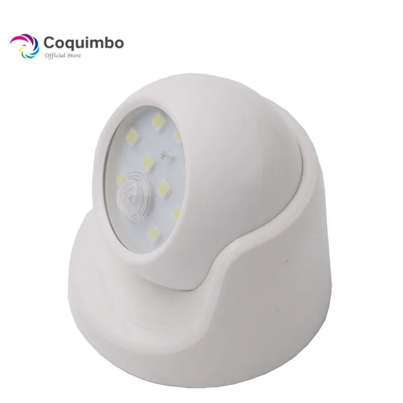Mini Sticky LED Light /& PIR Motion Sensor Lights Ceiling Lamp Battery Powered
