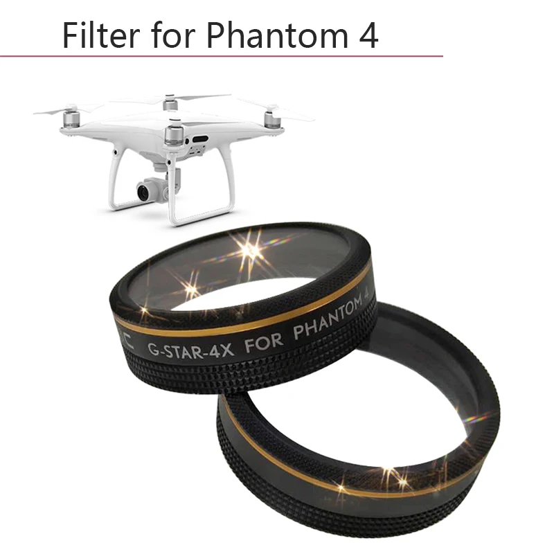 

Star Filter 4/6/8 line drone accessories for DJI Phantom 4 Pro Camera Ultra thin lens filter aircraft spare parts
