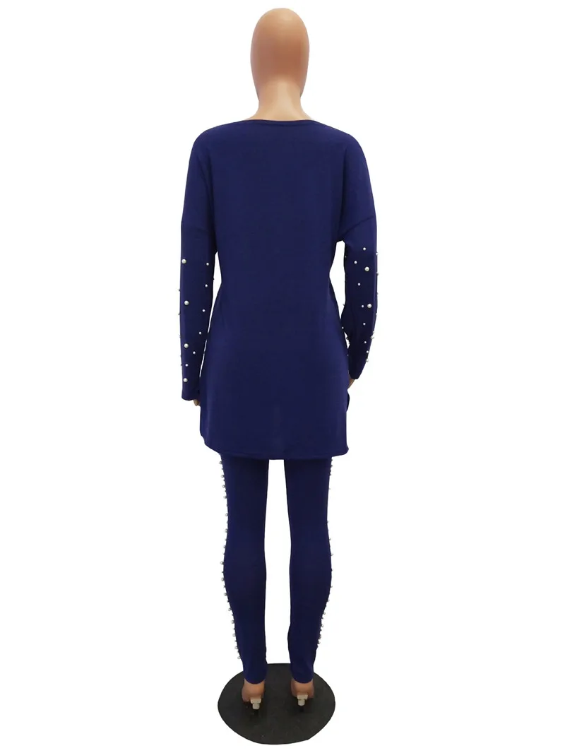 2018 autumn women knitting tracksuit set-8