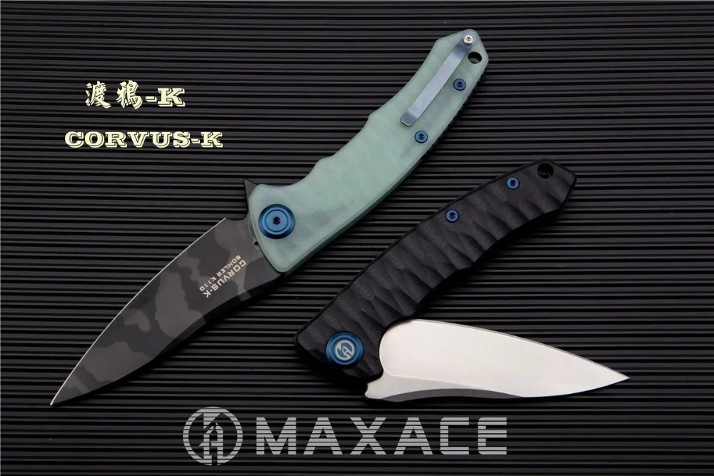 Maxace Corvus-K складной нож Походный нож K110 стальной нож stonewash