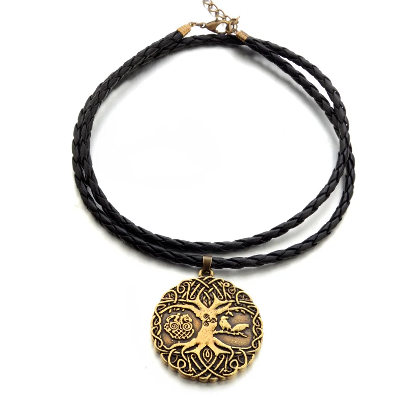 

Tree Ornament necklace for men to return to ancient pendants chain for Male Chain Necklace Ladies New Fashion Jewelry gift