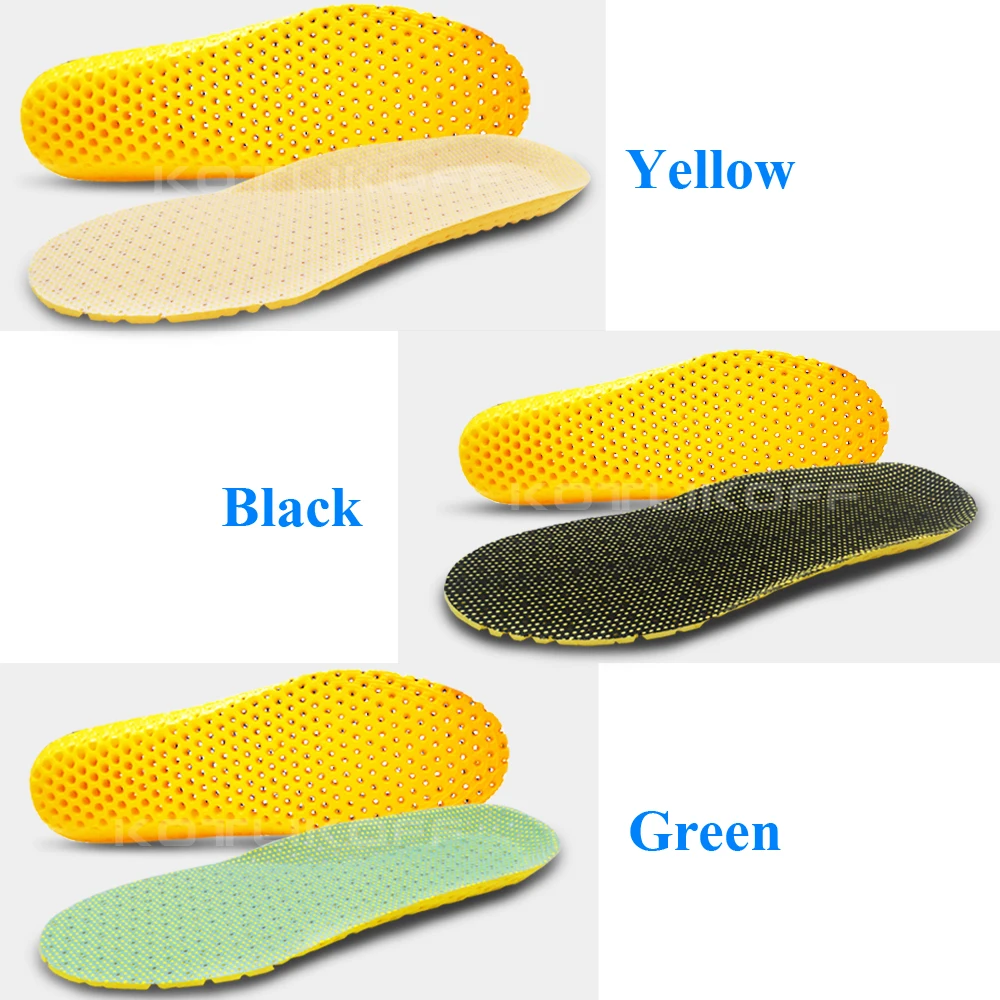 KOTLIKOFF Shoes Accessories Insoles Orthopedic Memory Foam Sport Arch Support Soft Pad Insert Woman Men Feet For Running Shoes