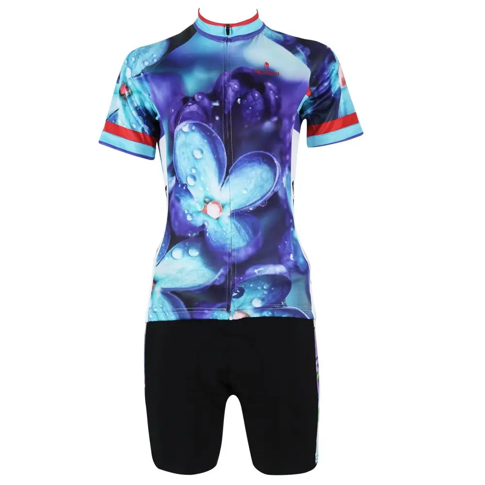 

Hot Selling 176 Hot cycling jerseys Violet Summer Cycling Jersey 2017s Anti Bacterial Ladies adequate quality Sleeve Cycle Jerse