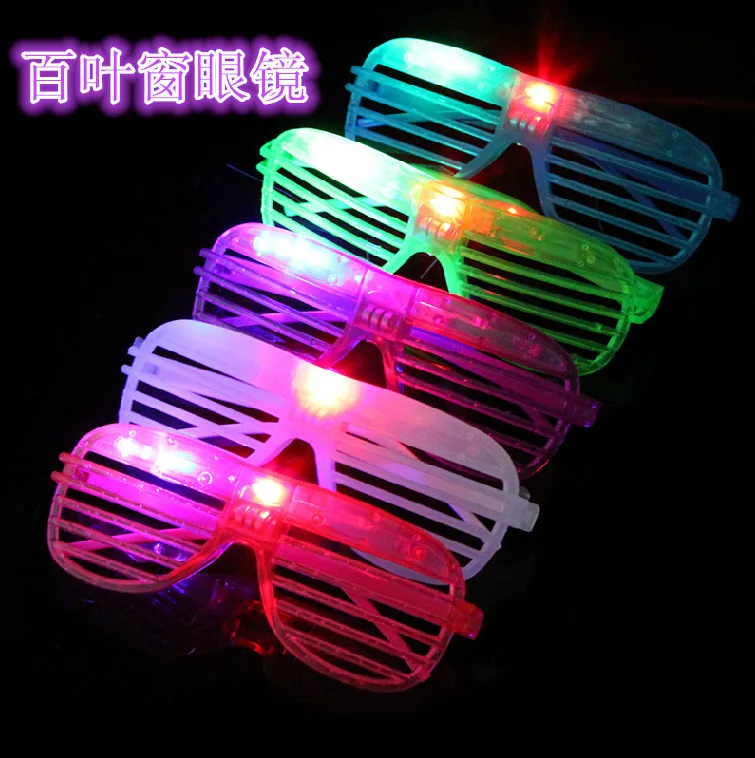 

shine! party play fun ! Blinds glowing glasses Deba party star children luminous toys factory direct selling LED toys random