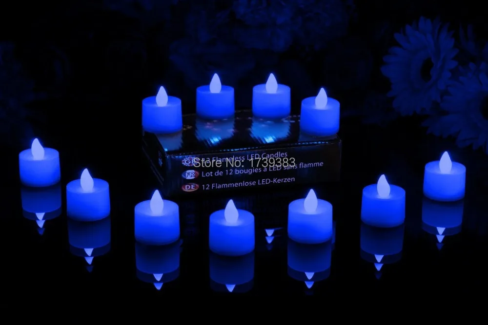 

120pcs/lot Wick LED Flameless Candle Light,Romantic creative Electronic Flickering Tea Lights for Propose/Birthday decorated
