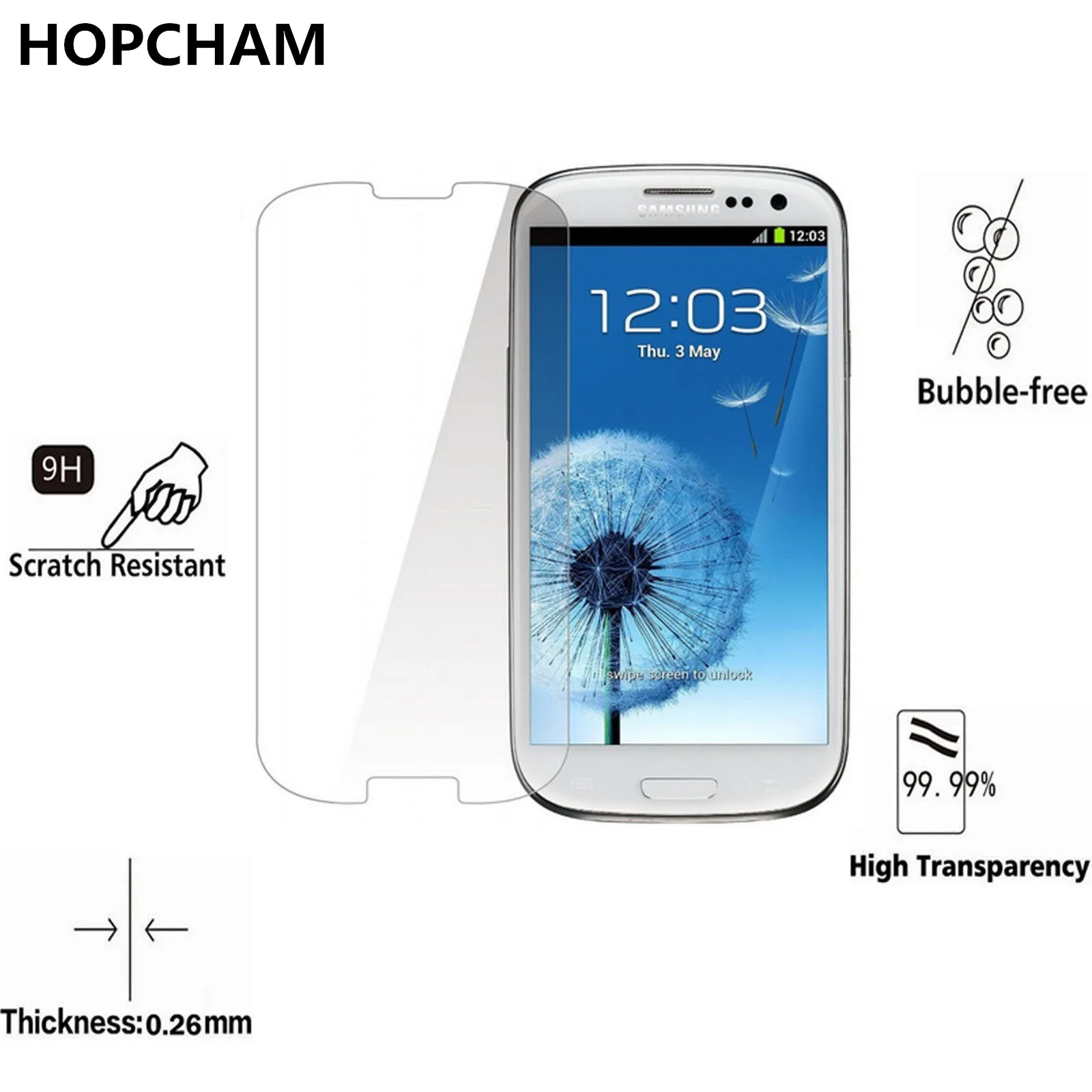 Закаленное стекло S3 для Samsung Galaxy SIII I9300 Neo I9301 GT I9305 Премиум Защитная пленка экрана S
