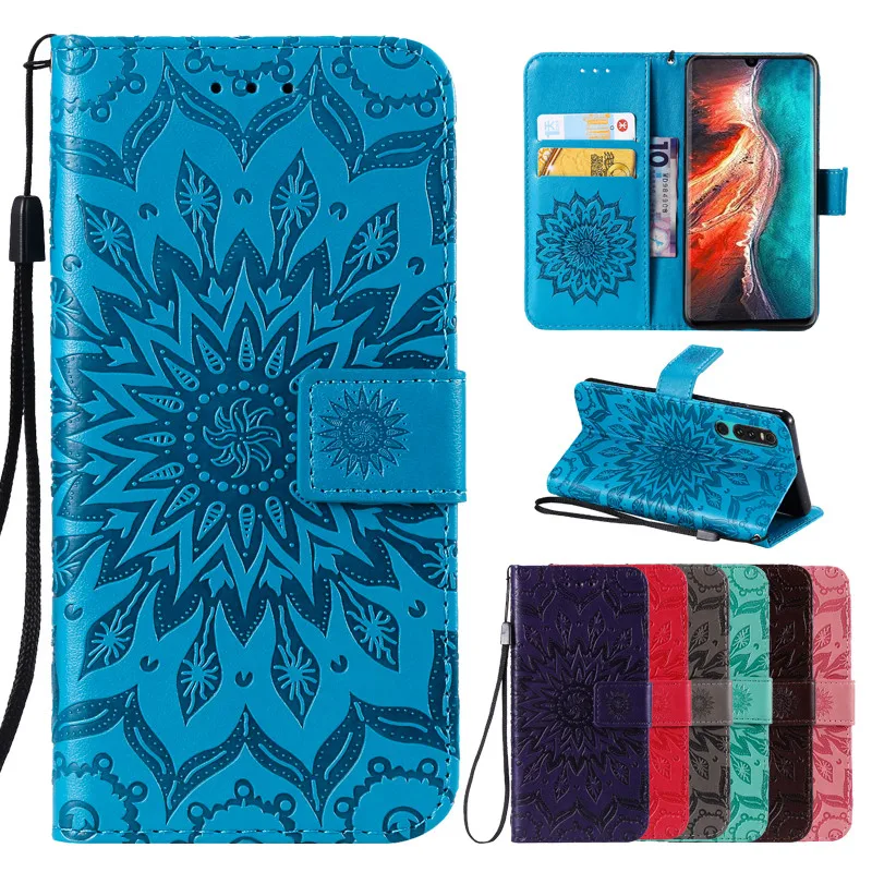 Phone Cases For Huawei P20 Lite P30 Pro Case Leather Flip Wallet Coque Cover With Card Slot | Мобильные телефоны и