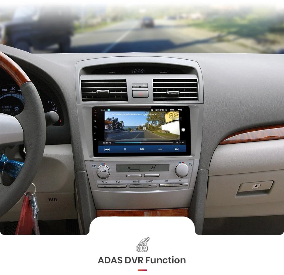 Discount AWESAFE 2 Din 4+64GB Car Radio 9" HD Multimedia Player  GPS Touch Screen Auto audio Car Stereo For Toyota Camry 40 50 2007 2008 14