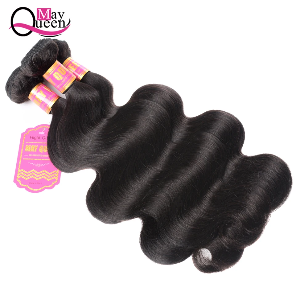 Malaysian Body Wave Hair 3/4 Bundles May Queen Remy Hair Weft Weave Extensions Natural Color Can Be Dyed 100% Human Hair Bundles Malaysian Body Wave Hair 3/4 Bundles May Queen Remy Hair Weft Weave Extensions Natural Color Can Be Dyed 100% Human Hair Bundles