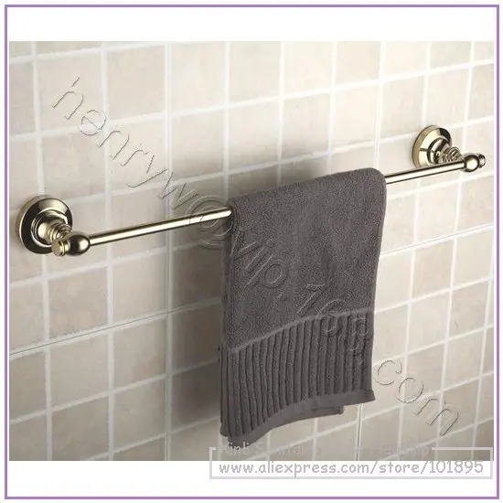 

L16608 - Luxury Wall Mounted Gold Color Aluminum Towel Racks and Shelf