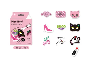 

30pcs /pack Lovely laser Sticker set DIY Diary Scrapbook Notebook Album Cup Phone Decor Sticker Stationery School Supplies