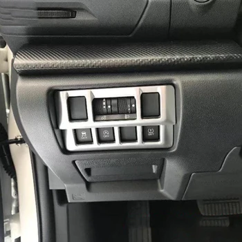

Interior Headlight Switch Button Frame Trim Car Styling Accessories 1pcs For Subaru XV 2018 ABS