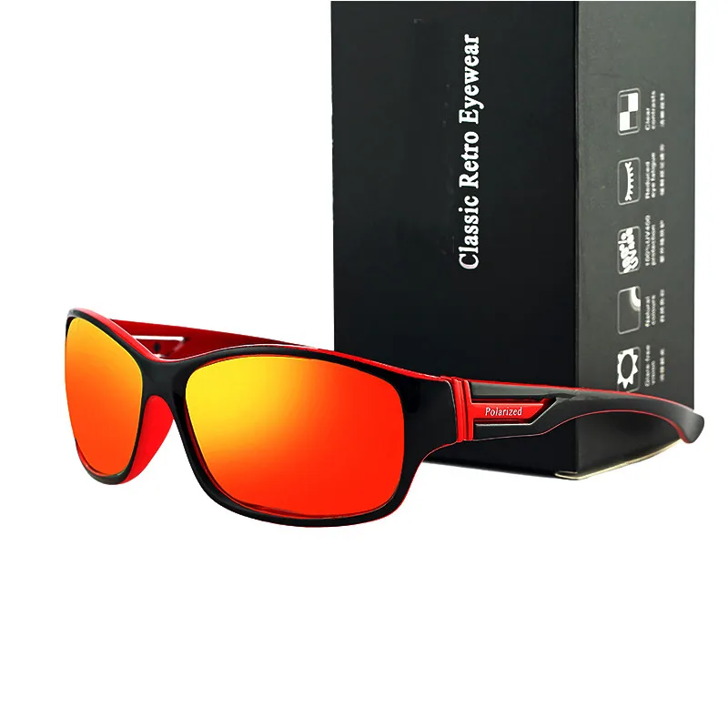 2019 BRAND DESIGN Classic Polarized Sunglasses Men Women Driving Square Frame Sun Glasses Male Goggle UV400 Gafas De Sol 2019 BRAND DESIGN Classic Polarized Sunglasses Men Women Driving Square Frame Sun Glasses Male Goggle UV400 Gafas De Sol