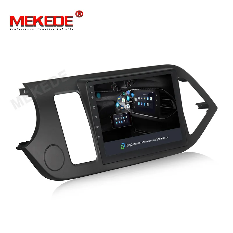 Flash Deal MEKEDE 2Din Android 8.1 9" Car Radio For 2011 2012 2013 2014 KIA PICANTO Morning GPS Multimedia Player Head Unit Wifi 4-Core 4