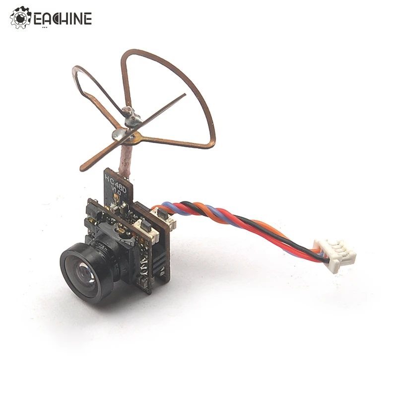 

High Quality Eachine AIO FPV 5.8G 25mW 48CH VTX 600TVL CMOS 1/4 inch Camera For Aurora 90 100 Mini FPV Racer