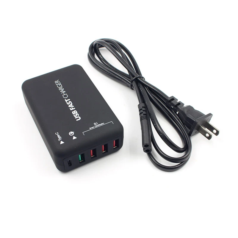 Универсальное зарядное устройство с несколькими USB портами и поддержкой быстрой