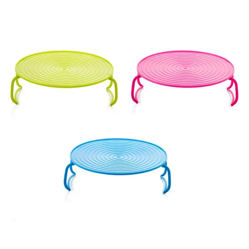 

Microwave Oven Heating Standing Tray Food Steaming Layered Holder Multifunctional