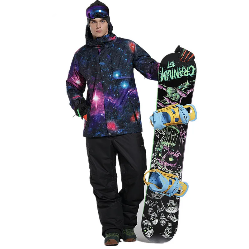 Men Snow suit sets outdoor sports ski suit sets snowboarding Skiing