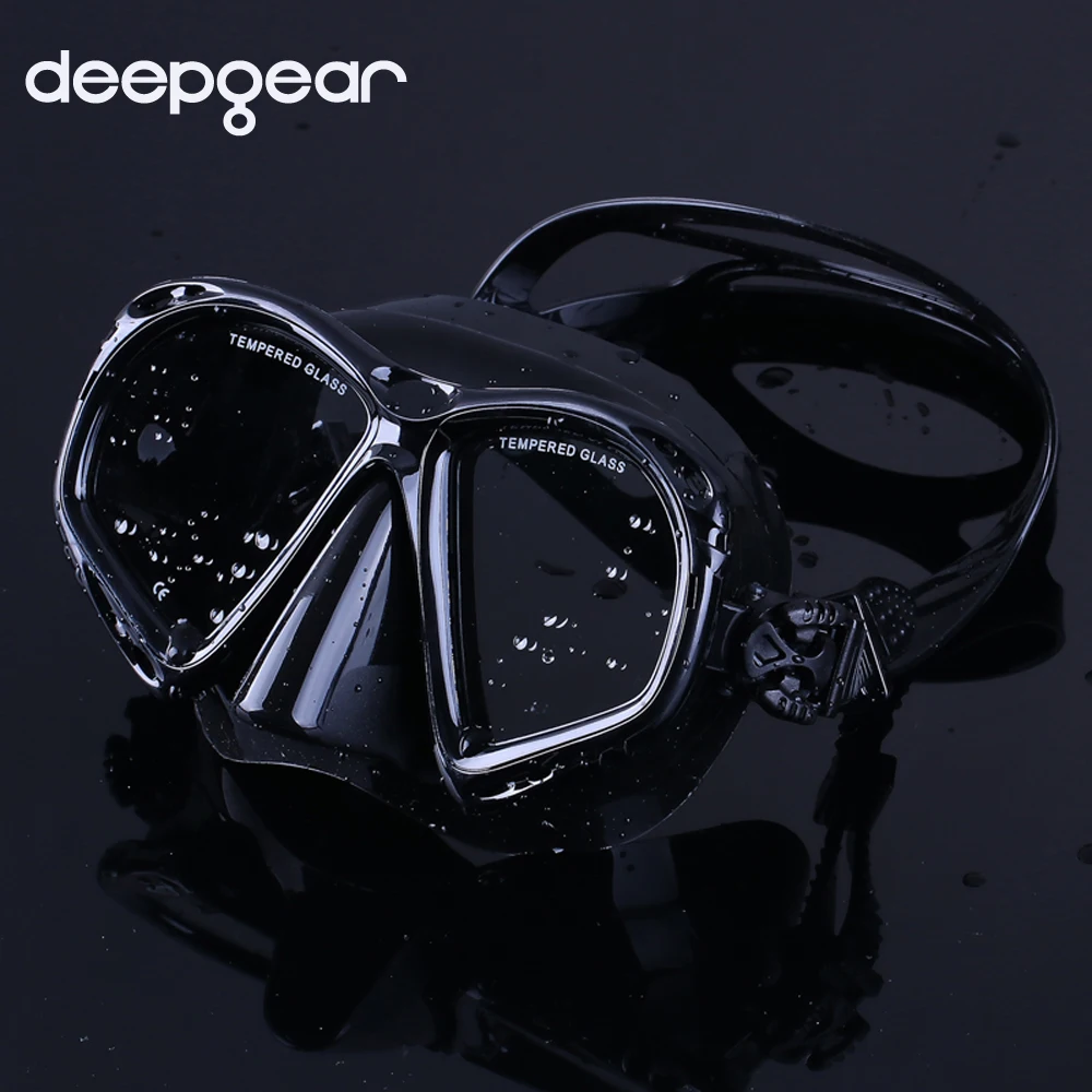 Deepgear близорукие Дайвинг маска для взрослых ясно шт миопия объектив маска для плавания недальновидной дайверов маска для плавания
