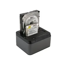 Spinido External Hard Drive Docking Station sata to usb Function USB 3.0 to 3.5 or 2.5 Inch, High speed Offline Clone, 2 sizes