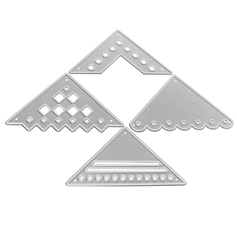 

4pc Edge Metal Cutting Dies Stencils Scrapbook Paper Craft Decor For DIY Scrapbooking Corner photo album Embossing Paper Cards