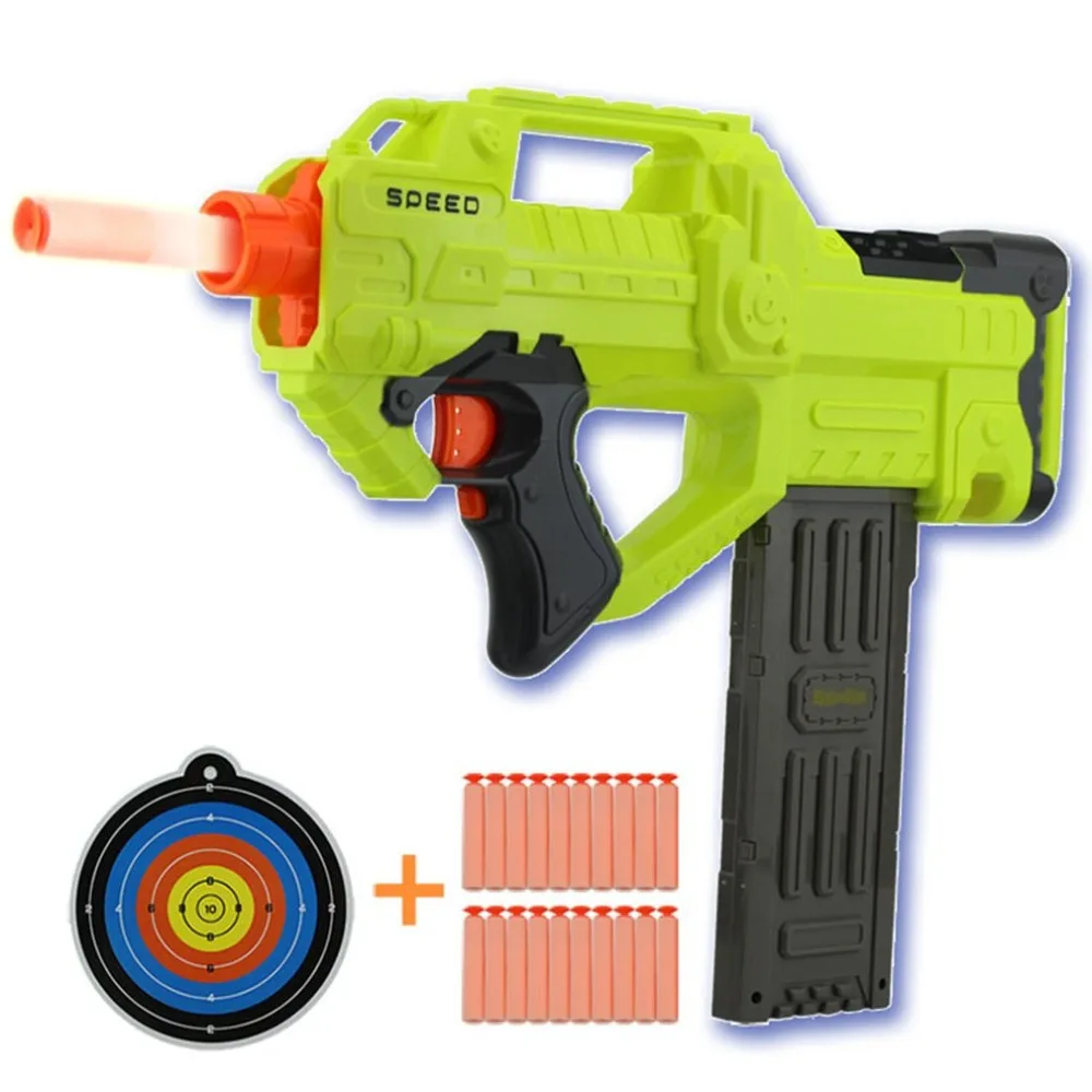 

10M Range Electric Soft Bullet Toy Gun Imitation Suit For Nerf Gun Super Far Range Plastic airsoft pistol Bullets Boys Toys Gift